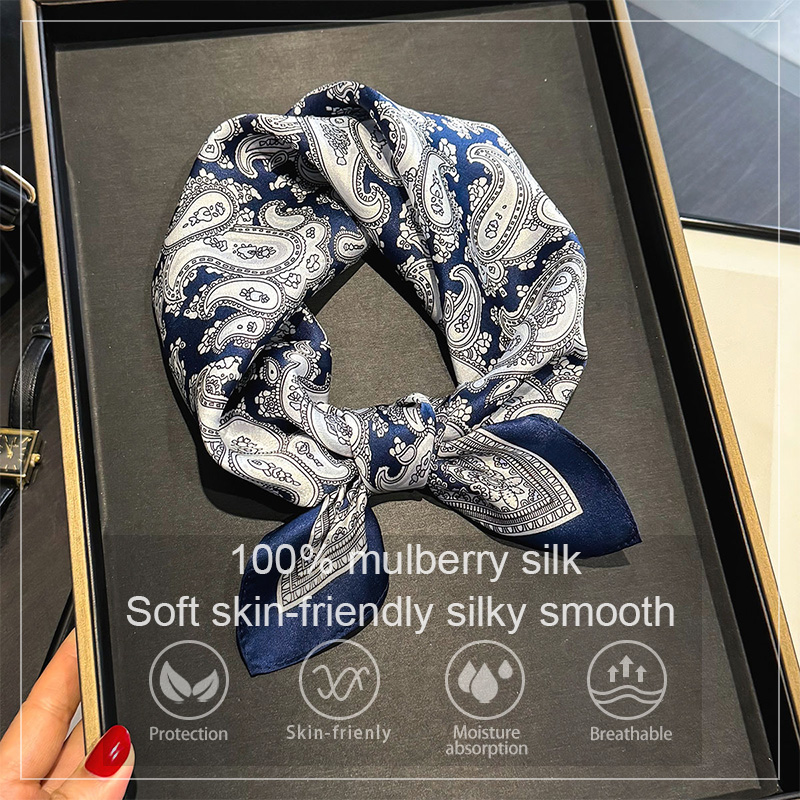 Luxury 100% Mulberry Silk Scar - огляд і ціна Face Scarf Mask