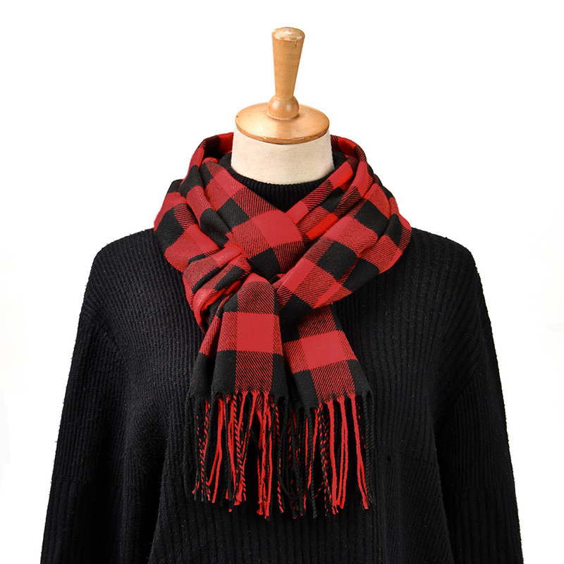 New Design Plaid Cashmere Scar - огляд і ціна Muffler Men Wool