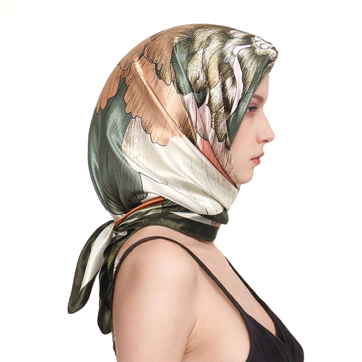 90*90cm Satin Silk Square Scar - огляд і ціна Scarf Silk Square
