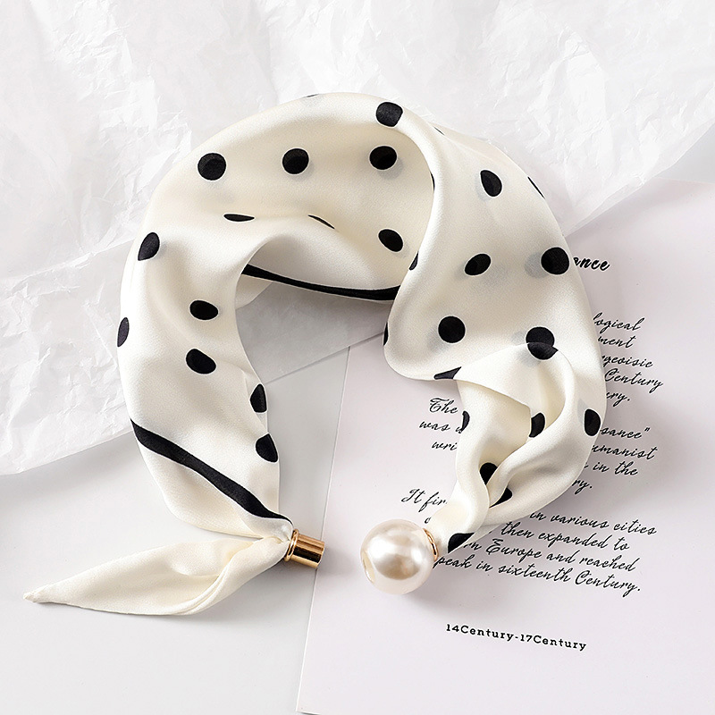 Women New Pearl Buckle Silk Sc - огляд і ціна Face Scarf Mask