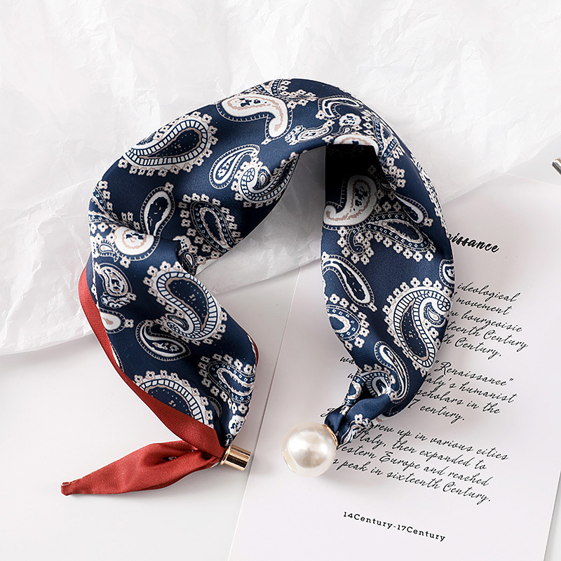 Women New Pearl Buckle Silk Sc - огляд і ціна Face Scarf Mask