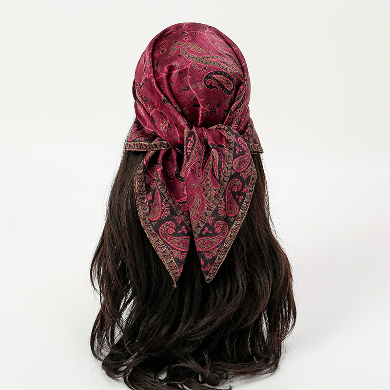 Luxury Silk Scarf 70*70cm Squa - огляд і ціна Face Scarf Mask