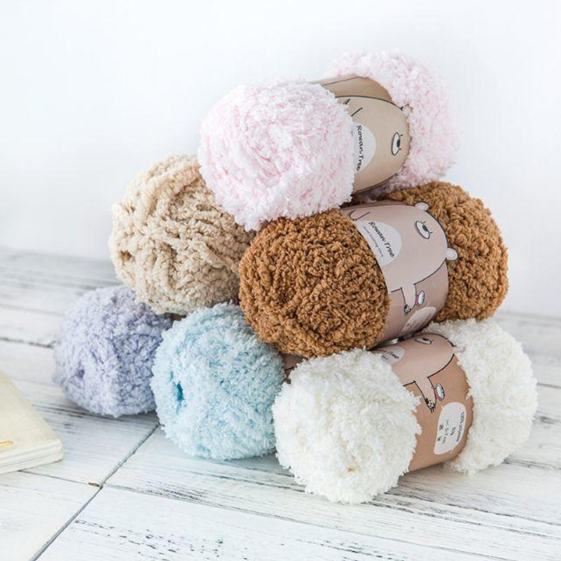 50g/Ball Thick Plush Velvet Co - огляд і ціна Woven Scarf Blanket